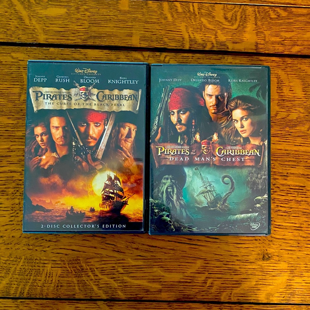 Pirates of The Caribbean DVD’s